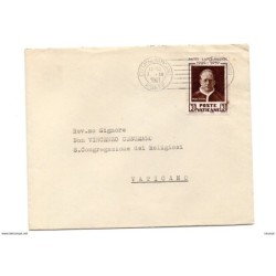 Carta con matasellos de 1961 vaticano