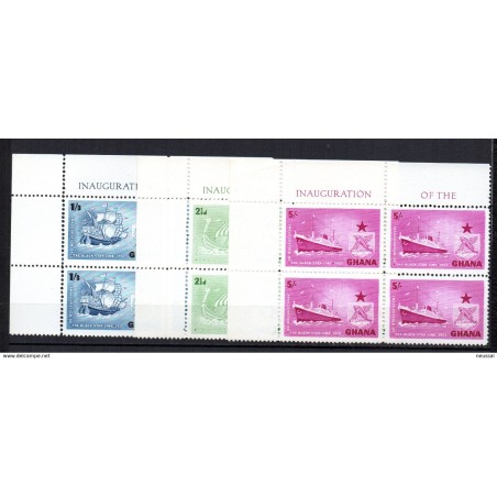Serie n 146  en bloque de 4  ghana
