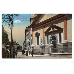 Tarjeta postal gibraltar entrance to the roman catholic church