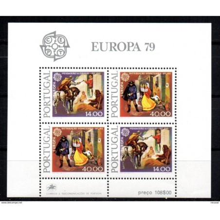 Lote de 5 HB27  Tema Europa de 1979