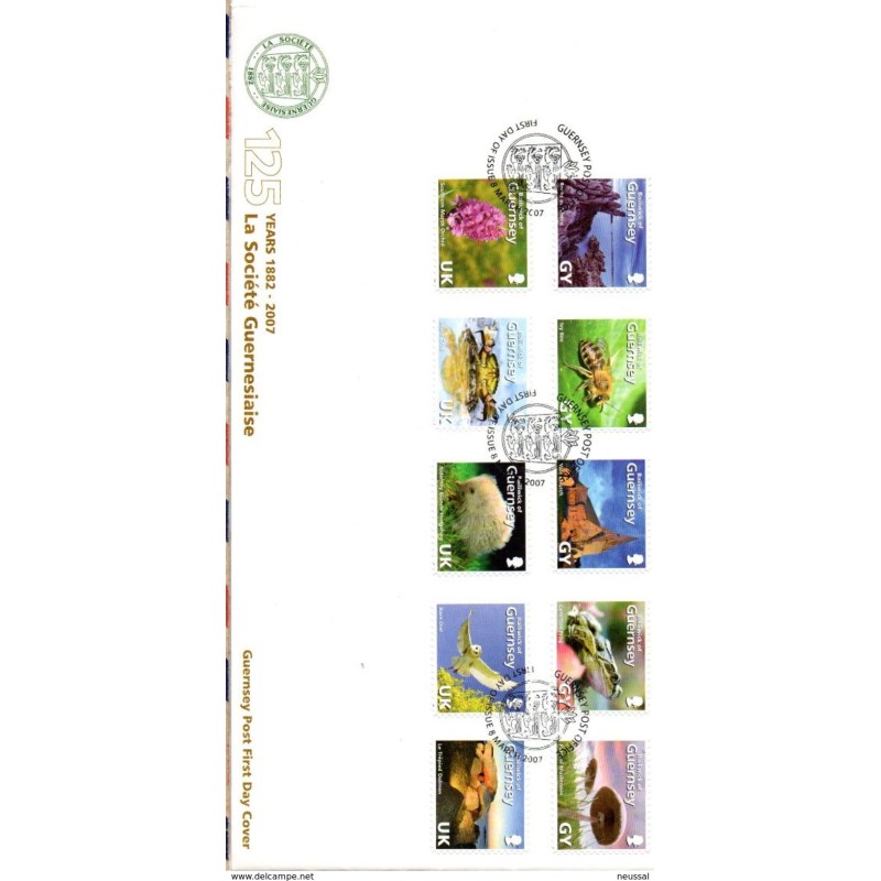 Carta con serie n 112433 guernesey 2007 Carta con serie n 112433 guernesey 2007