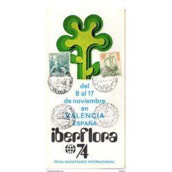 Prospecto con matasello de iberflora 1974
