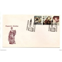 Carta  con matasello commemorativo exposicion filatelica de valladolid 1991
