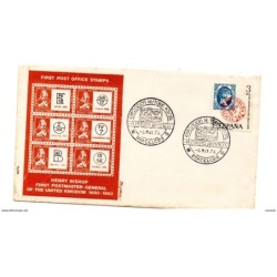 Carta con matasello commemorativo  exposicion historia postal barcelona