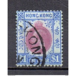 Sello de  hong kong 1 dolar