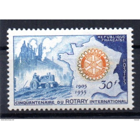 Sello n 1009  francia