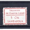 Viñeta n 6b  de santapola impuesto de guerra local