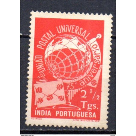 Sello n 420  India portuguesa  UPU