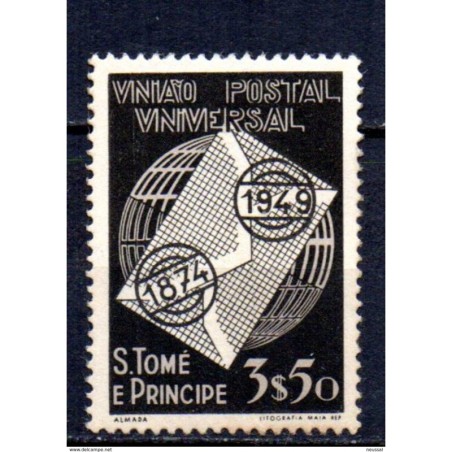 Sello n 355 st tome et principe  UPU