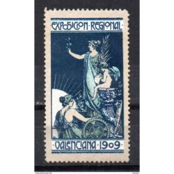 Viñeta exposicion regional valenciana de 1909