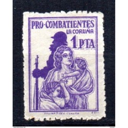 Viñeta  n 44   subsidio  Pro combatientes 1PTA   La coruña