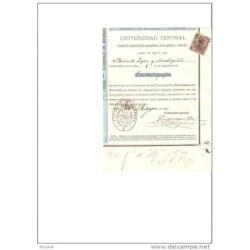 Papel de 1901  universidad central  asignatura cristralografia