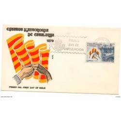 Sobre  de primer dia proclamacion estatuto de autonomia cataluña 1979 alfil