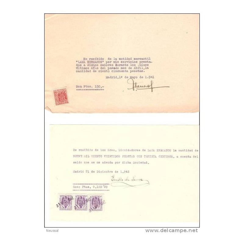 2 papeles de 19421 2 papeles de 19421
