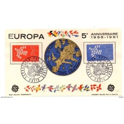 Tarjeta de 1961 Europa