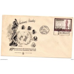 Carta de argentina de 1959