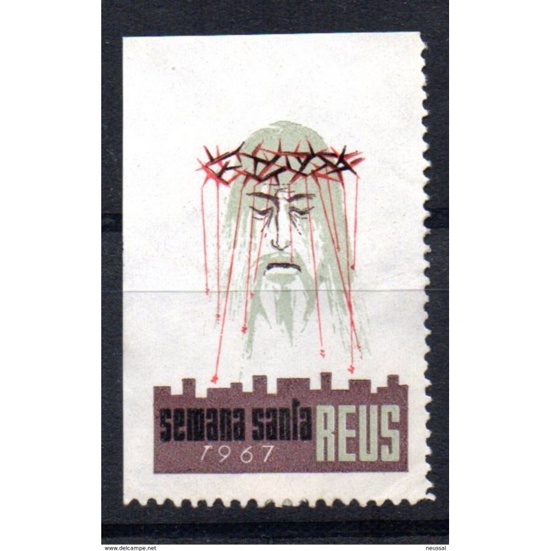 Viñeta semana santa reus de 1967 Viñeta semana santa reus de 1967
