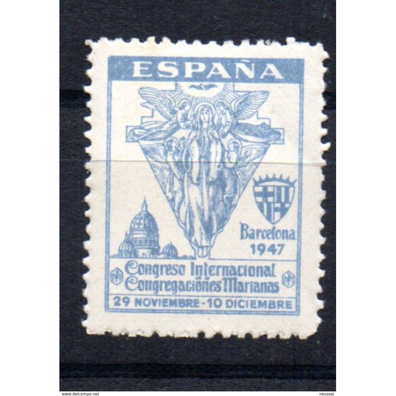 Viñeta congreso internacional de mariana de 1947 Viñeta congreso internacional de mariana de 1947