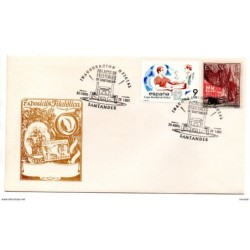 Carta con matasello commemorativo  inaguracion oficial palacio de festival de santander