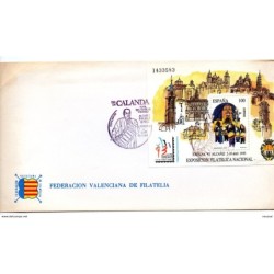 Carta con matasello commemorativo ruta del tambor y bombo