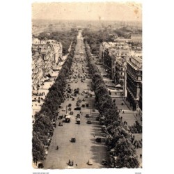 Tarjeta postal de paris Avenue des champselysees 1938circulada