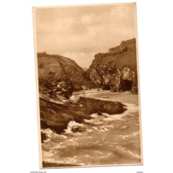 Tarjeta postal circulada de 1936 matasello nalsall Tintagel