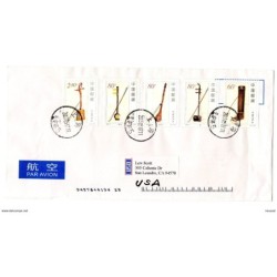 Carta con serie de musica china de 2003