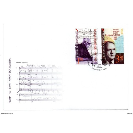 Carta de musica croacia de 2009