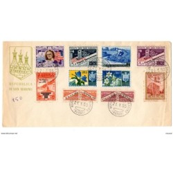 Carta de san marino de 1955