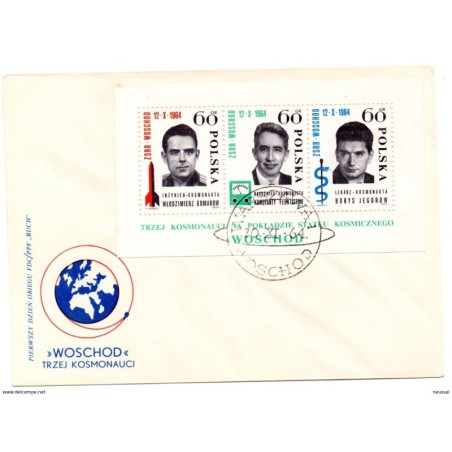 Carta  con hb41  de Polonia 1964