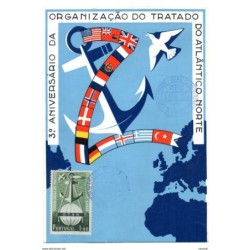 Tarjeta maxima de portugal de 1952