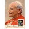 Tarjeta de Polonia tematica papal  giovanni paolo II