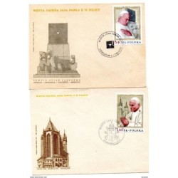 2 cartas de polonia de 1979