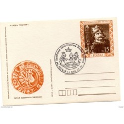 Tarjeta de polonia  con matasellos commemorativo de ajedrez