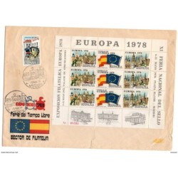 Carta con matasellos commemorativo expoocio de 1978