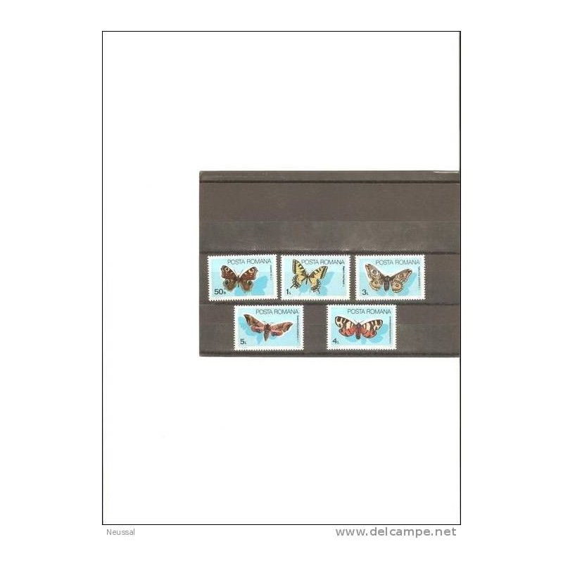 Serie de rumania nuevo mariposas Serie de rumania nuevo mariposas