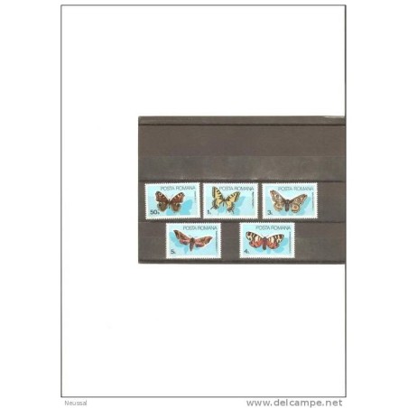 Serie de rumania nuevo  mariposas