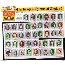 42 sellos reyes de inglaterra