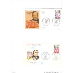 2 sobres de francia 1973
