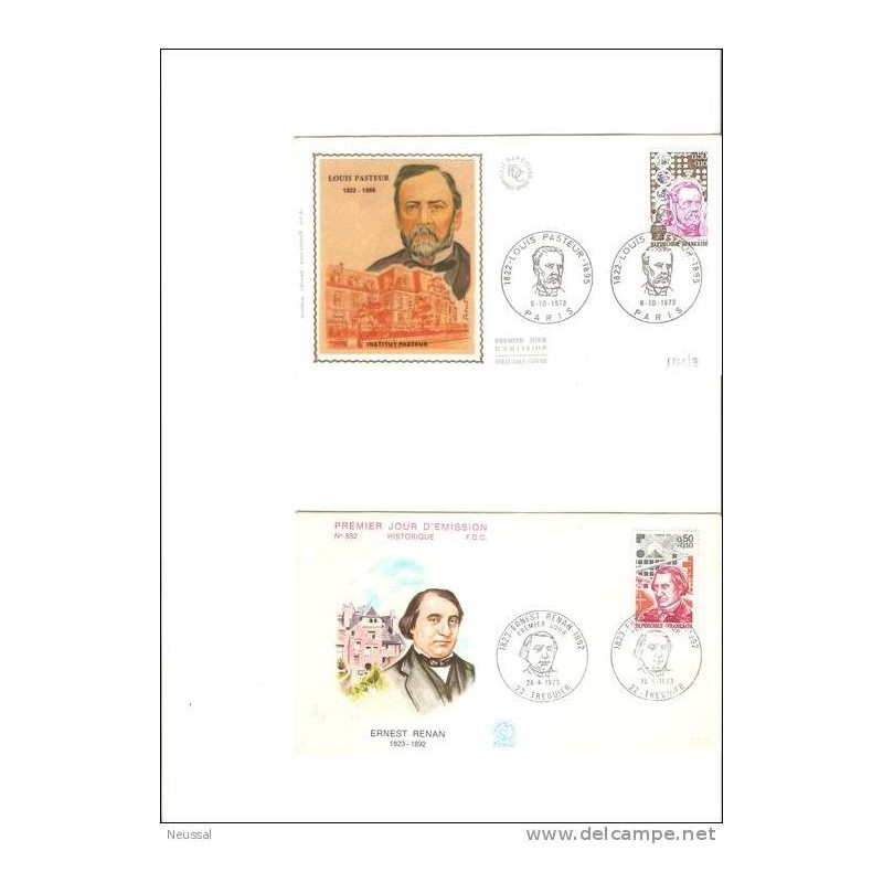 2 sobres de francia 1973 2 sobres de francia 1973