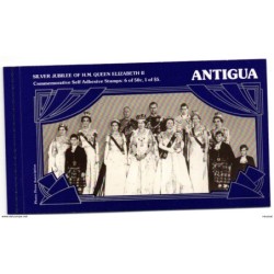 Carnet de Antigua de 1977  Queen Elizabeth II