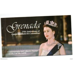 Carnet de Grenade de 1977  Queen Elizabeth II