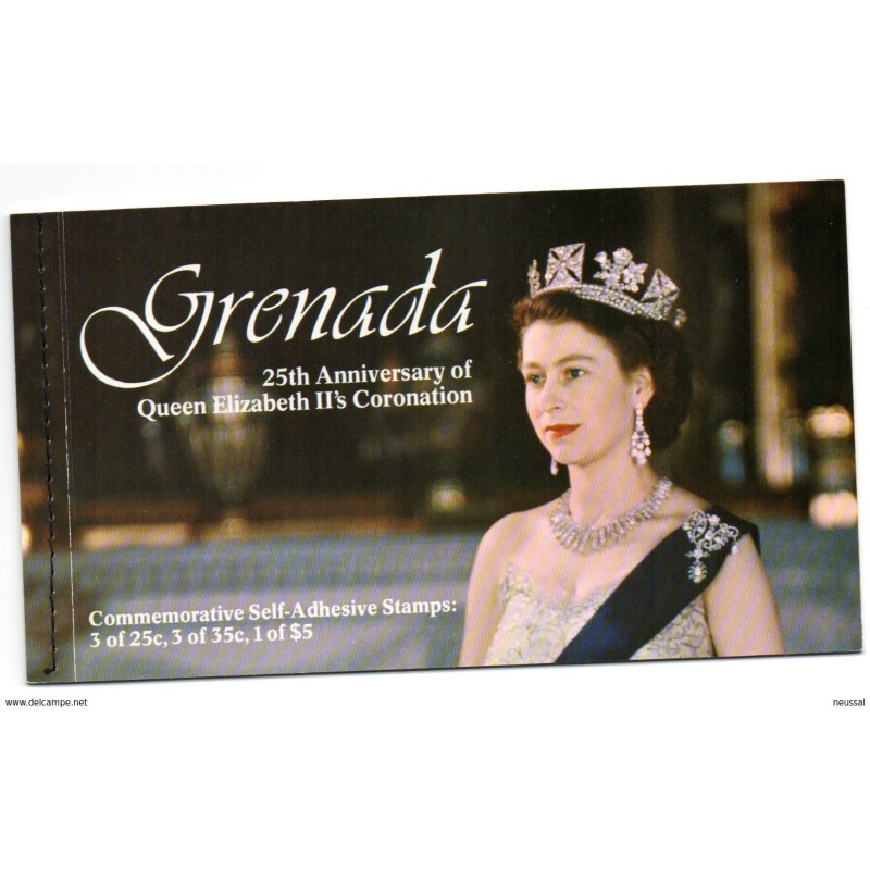 Carnet de Grenade de 1977 Queen Elizabeth II Carnet de Grenade de 1977 Queen Elizabeth II