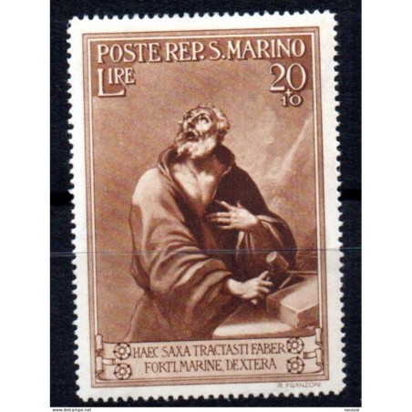 Sello  n 258  san marino