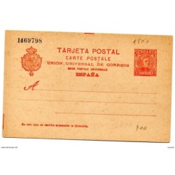 Tarjeta  entero postal n42 España