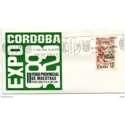 Sobre con matasellos commemorativo feria de muestras cordoba