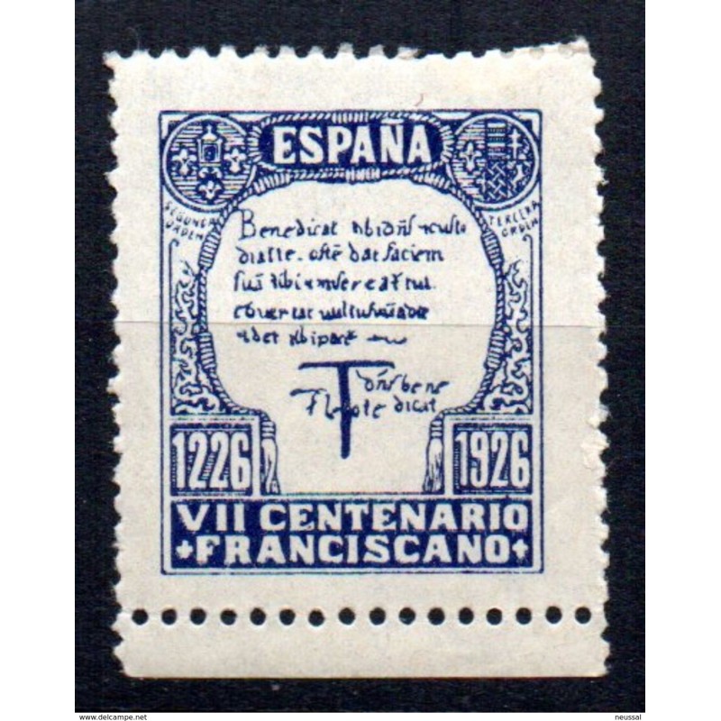 Viñeta de centenario franciscano 1926 Viñeta de centenario franciscano 1926