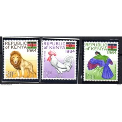 Sello s n 151718 Kenia solo fauna