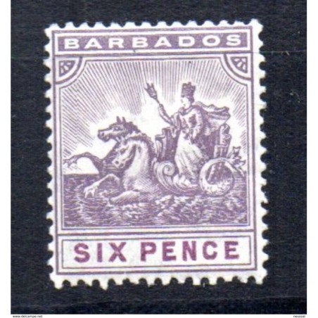 Sello n 55  barbados