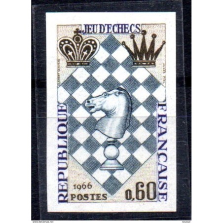 Sello n 1480 sin dentar francia